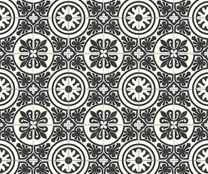 Expodecor-Mosaic1020-Black&White cement tiles